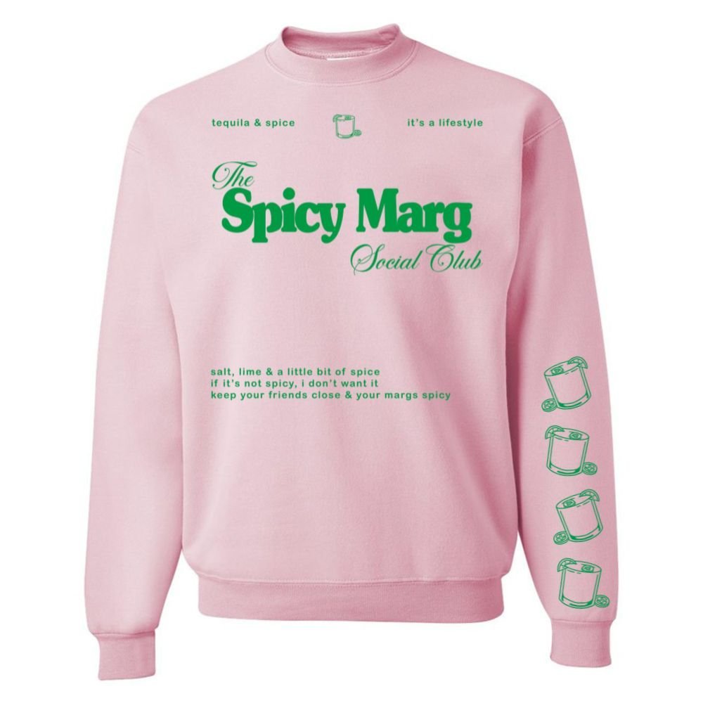 'Spicy Marg Social Club' Crewneck Sweatshirt - themonogram manor 
