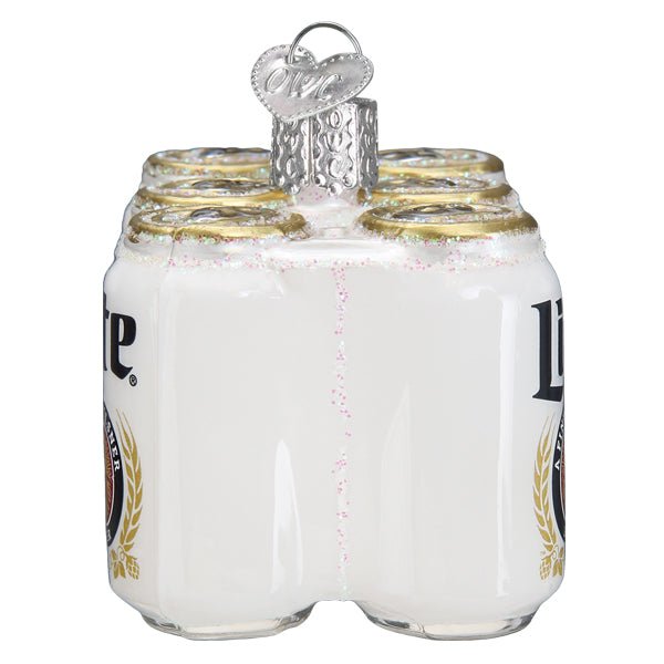 Miller Lite Six Pack Ornament - themonogram manor 
