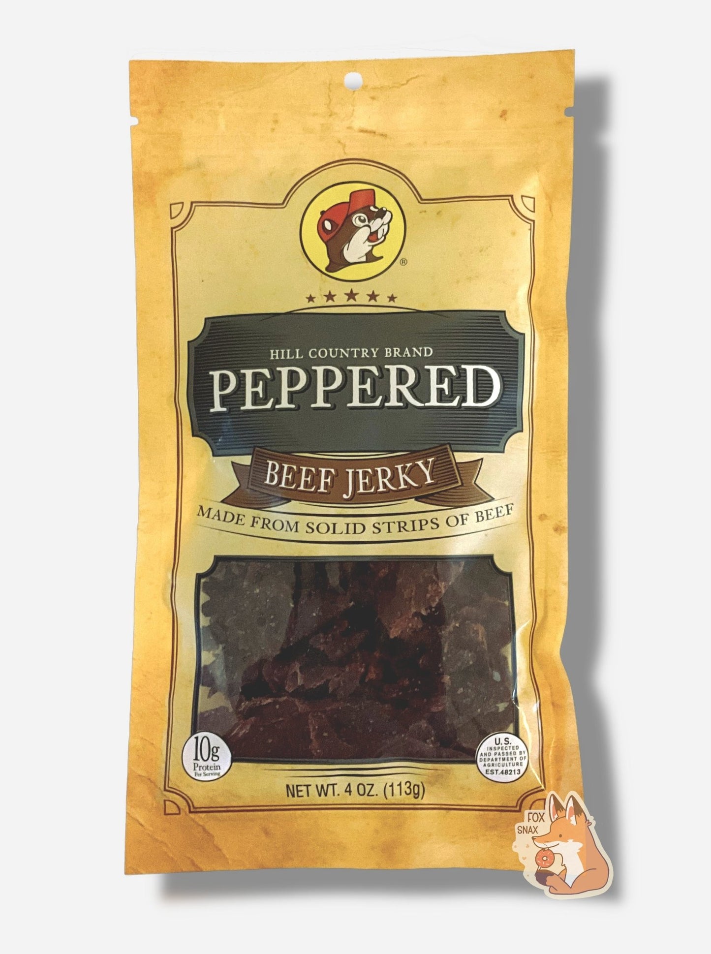 Buc - ee's Hill Country Brand Peppered Beef Jerky - themonogram manor 