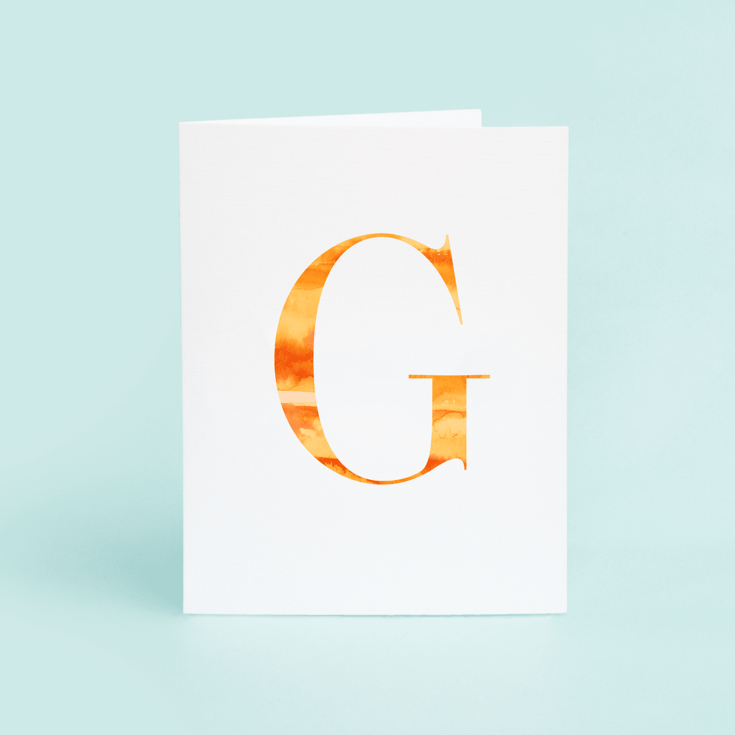 G Folded Card - themonogram manor 