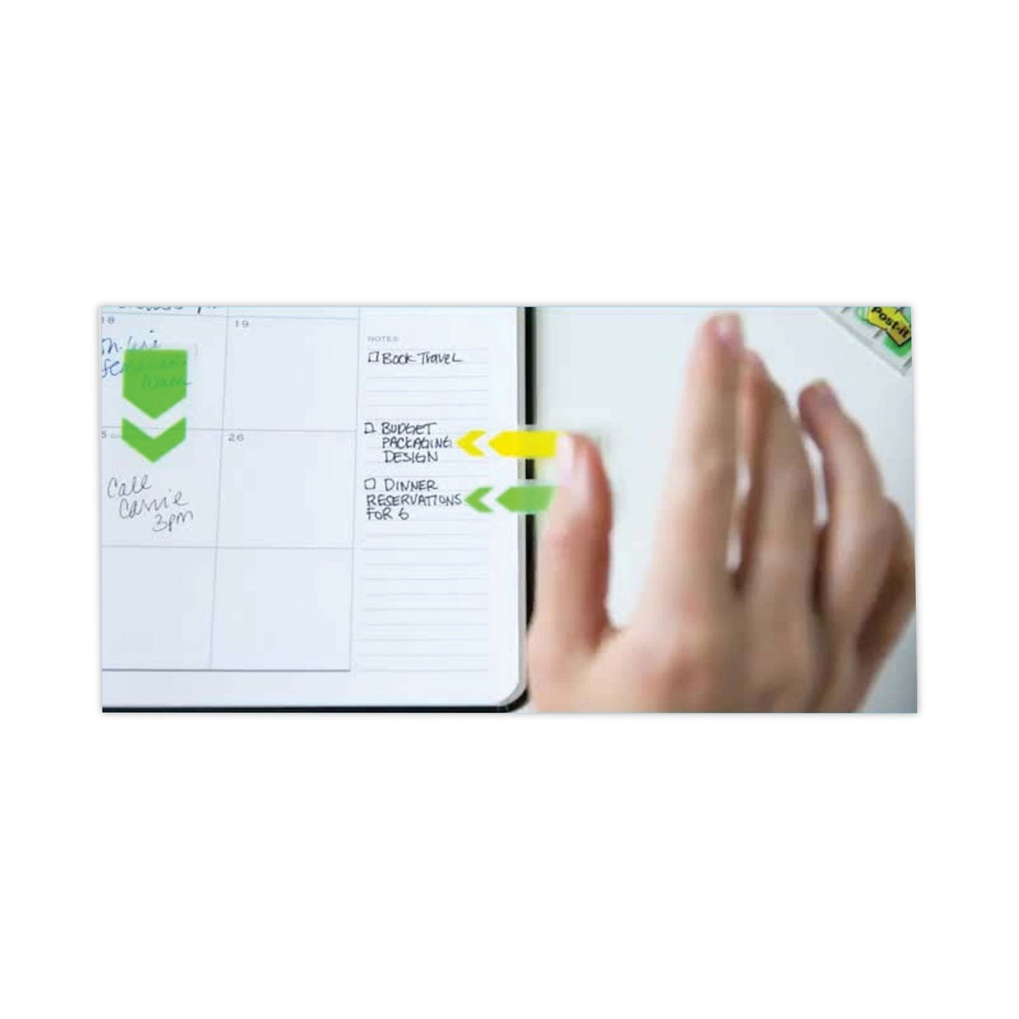 Post - it Marking Page Flags in Dispensers, Green, 50 Flags/Dispenser, 12 Dispensers/Pack - themonogram manor 