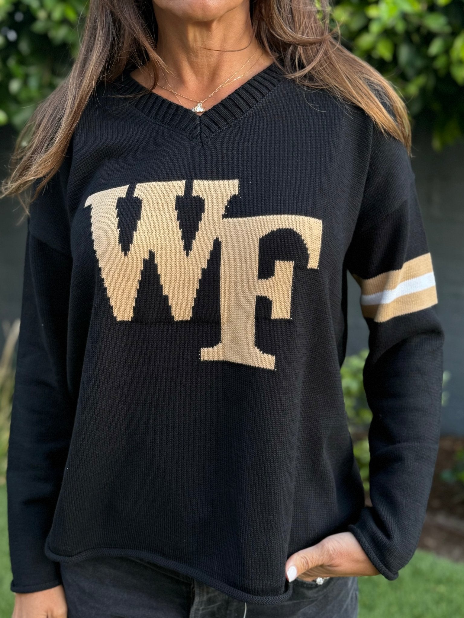 Wake Forest Long Sleeve – Demon Deacon V - Neck - themonogram manor 