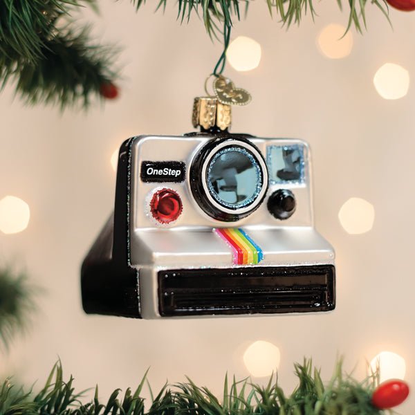 Polaroid Onestep Camera Ornament - #themonogram manor #