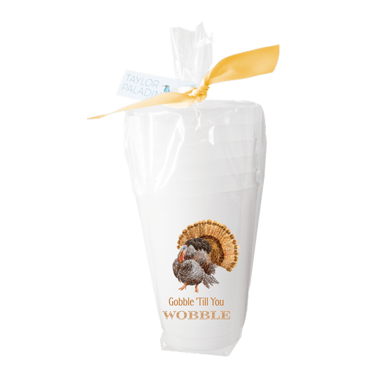 Gobble Turkey Frosted Cup - themonogram manor 
