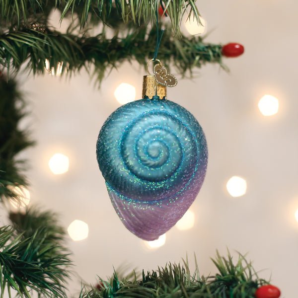 Fanciful Spiral Shell Ornament - themonogram manor 