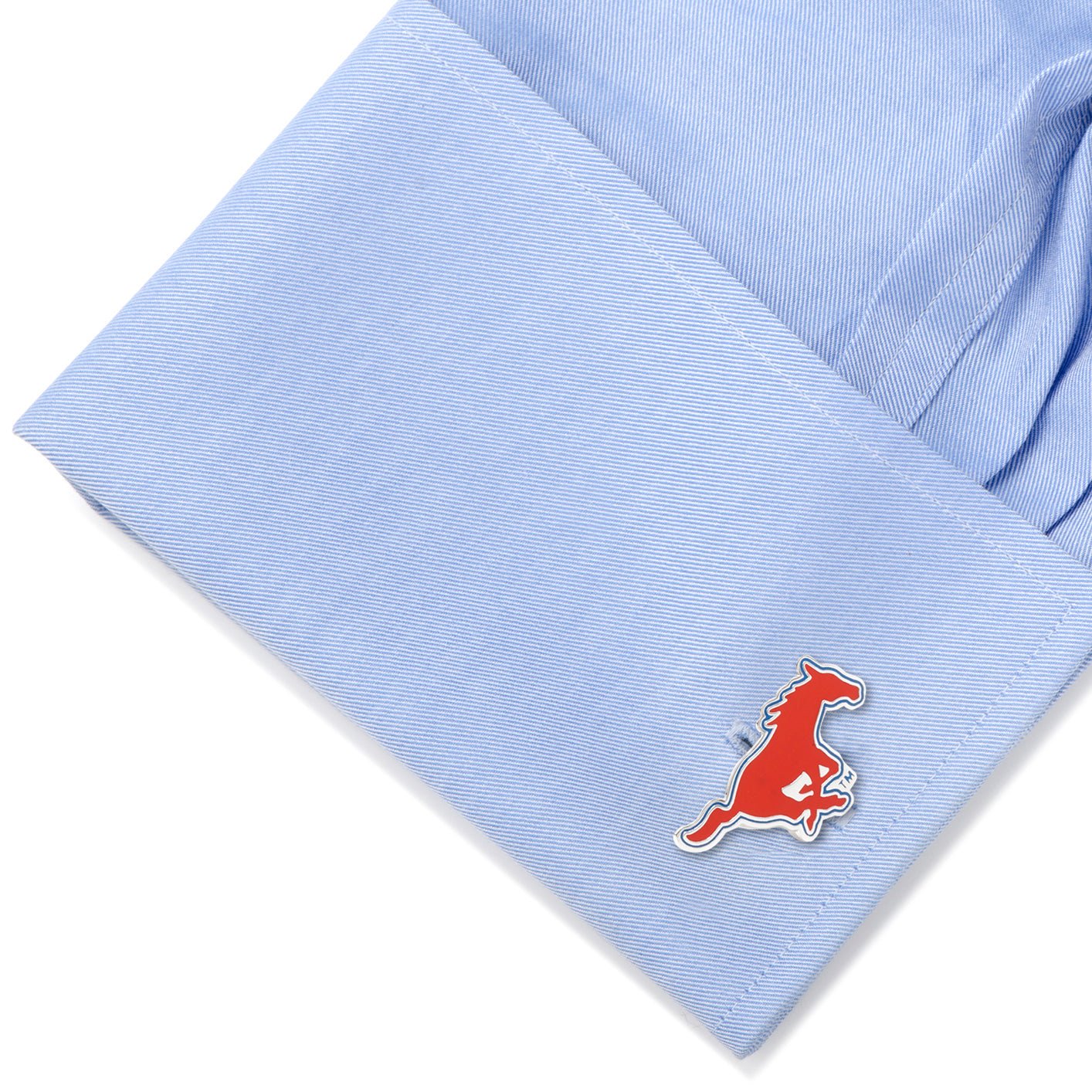 NCAA SMU Mustangs Cufflinks - themonogram manor 
