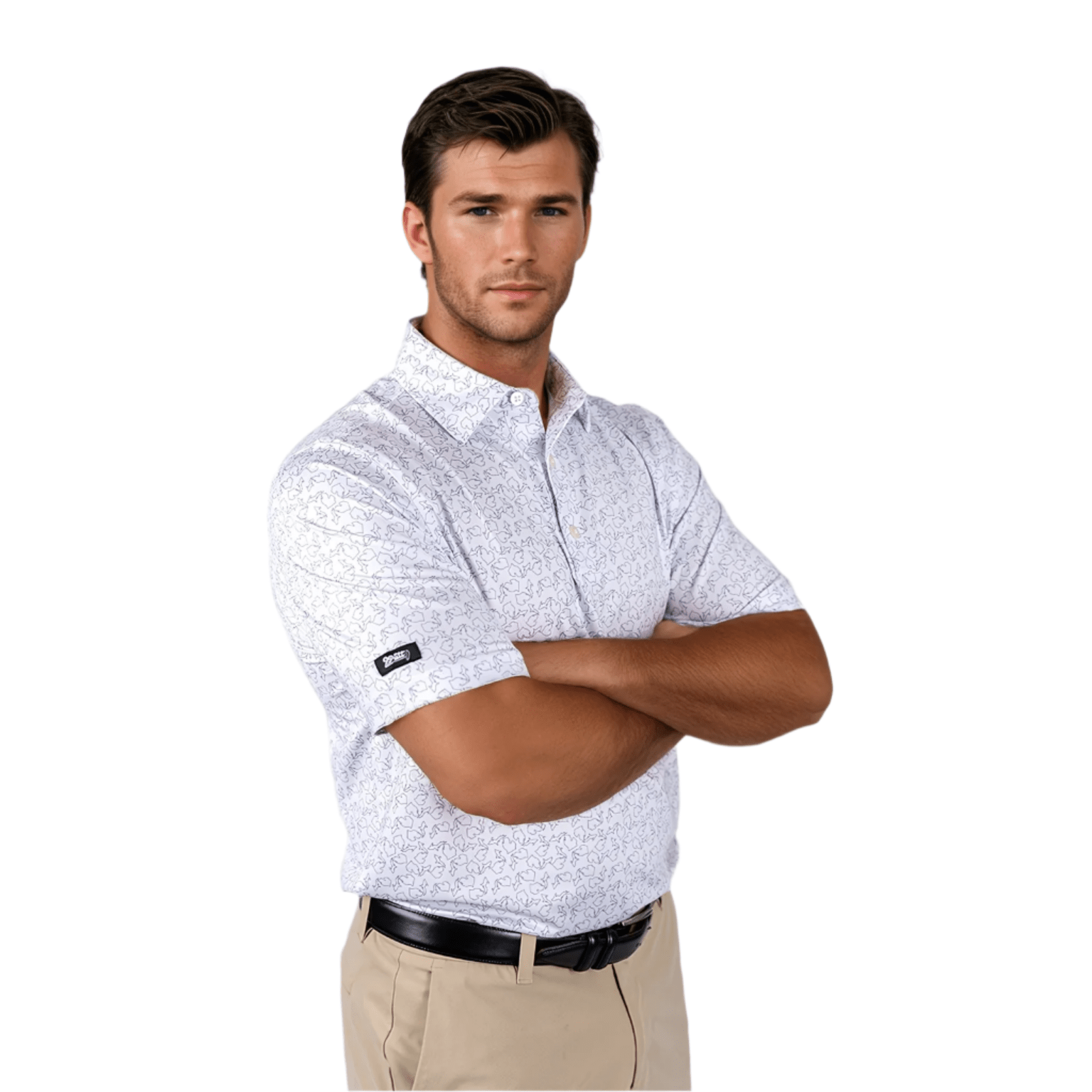 State of Michigan Men's Polo - themonogram manor 