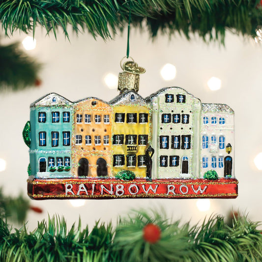 Rainbow Row Ornament - themonogram manor 