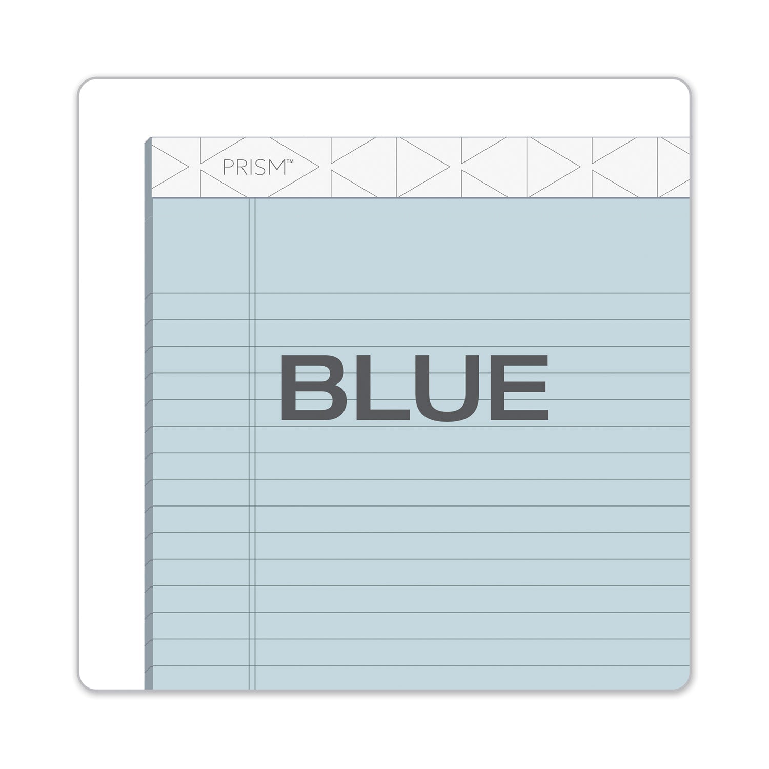 TOPS Prism + Colored Writing Pads, Wide/Legal Rule, 50 Pastel Blue 8.5 x 11.75 Sheets, 12/Pack - themonogram manor 