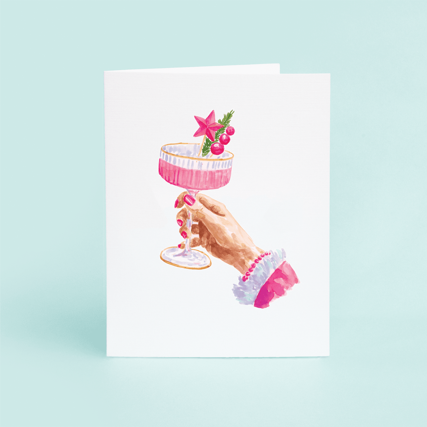 Pink Christmas Cocktail - themonogram manor 