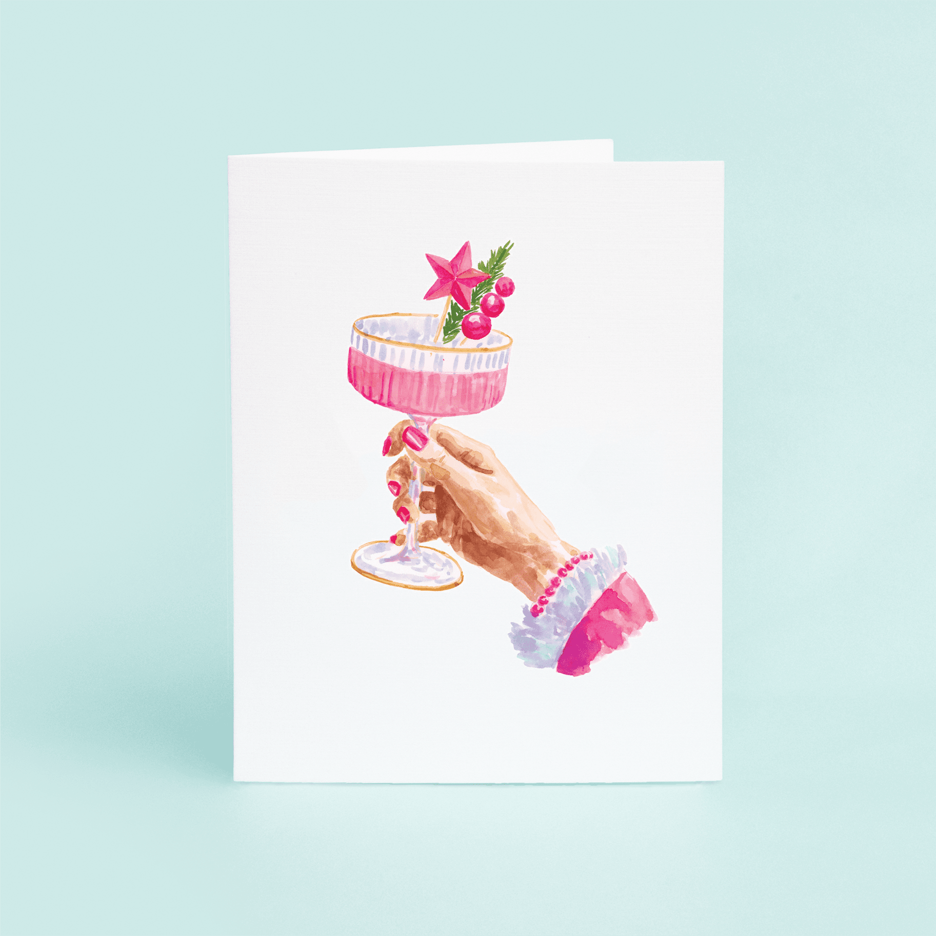 Pink Christmas Cocktail - themonogram manor 