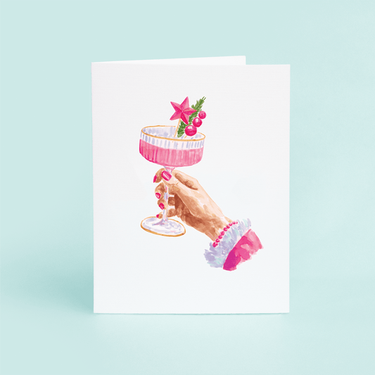 Pink Christmas Cocktail - themonogram manor 