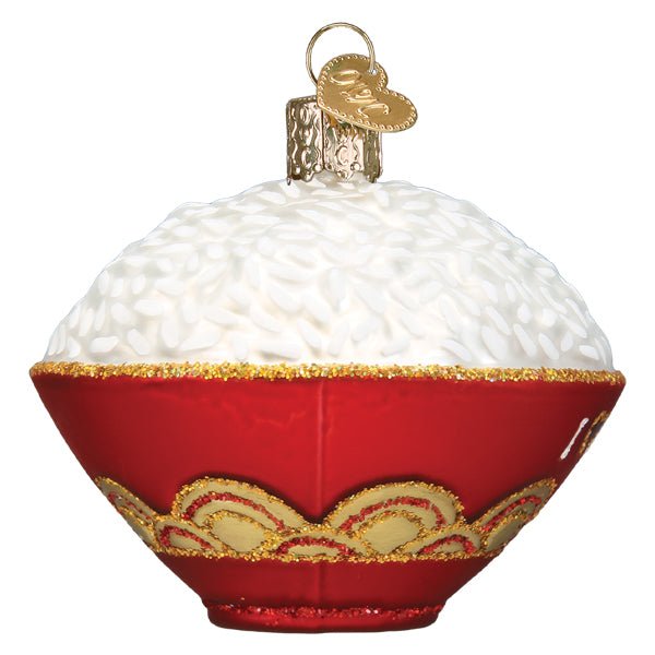 Bowl Of Rice Ornament - themonogram manor 