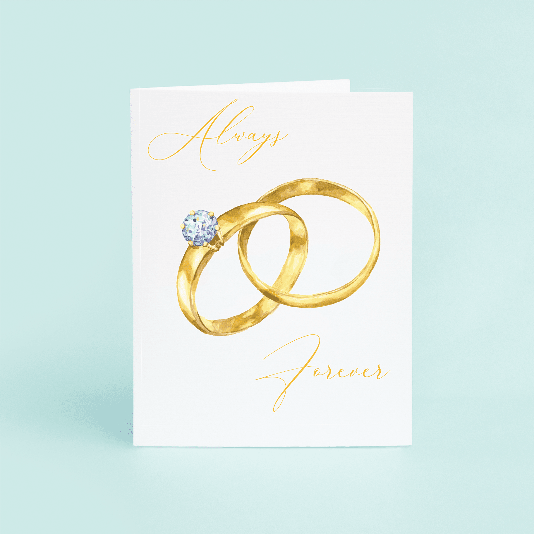 Wedding Rings "Always & Forever" - themonogram manor 