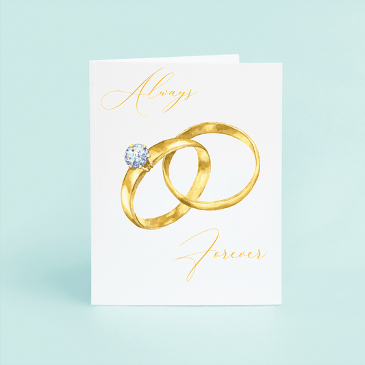 Wedding Rings "Always & Forever" - themonogram manor 