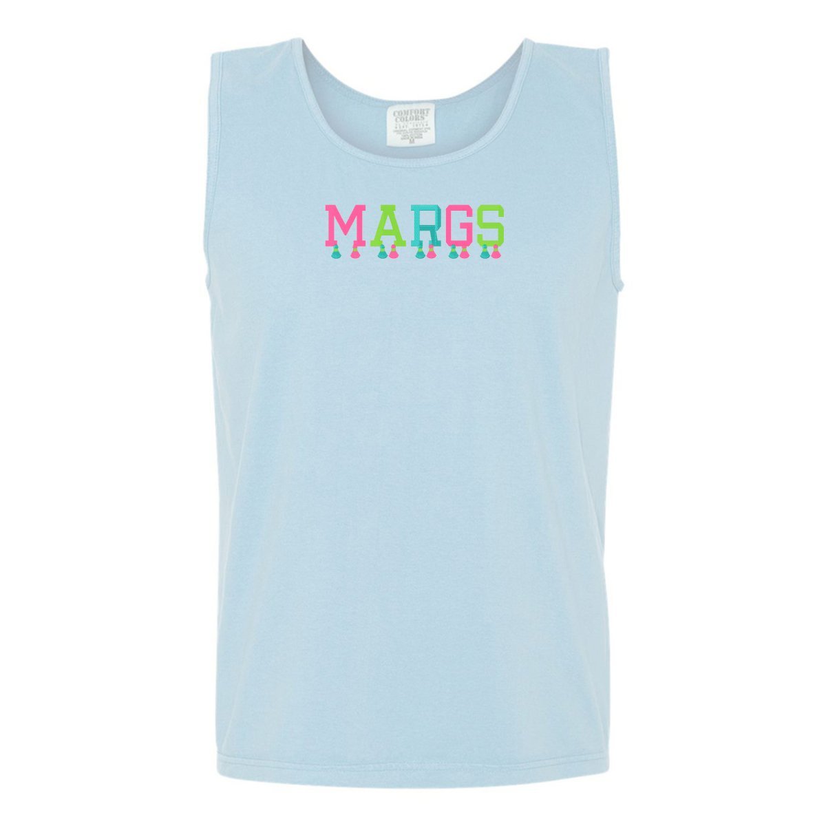 Embroidered Tasseled 'Margs' Tank Top - themonogram manor 
