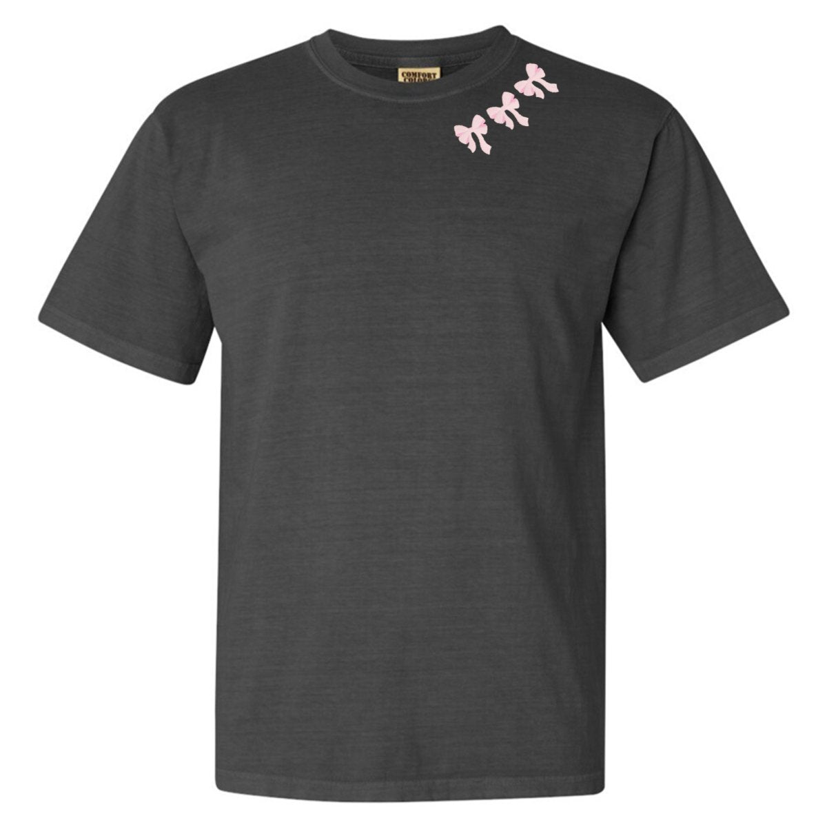 Embroidered 'Bow Collar' T-Shirt - themonogram manor 