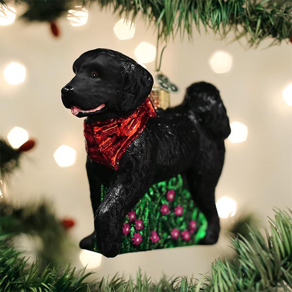 Black Doodle Dog Ornament - themonogram manor 