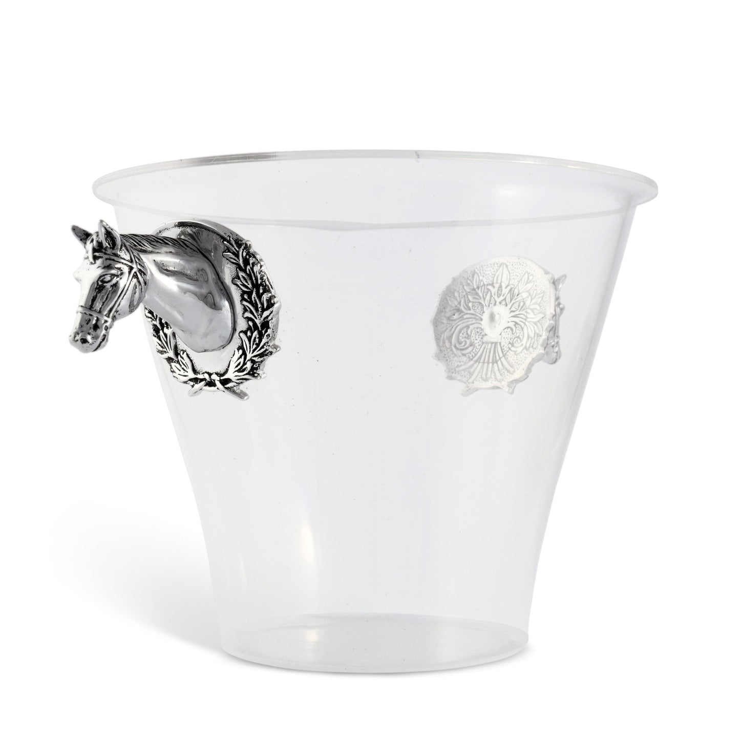 Horse Head Handle Acrylic Ice Bucket - themonogram manor 