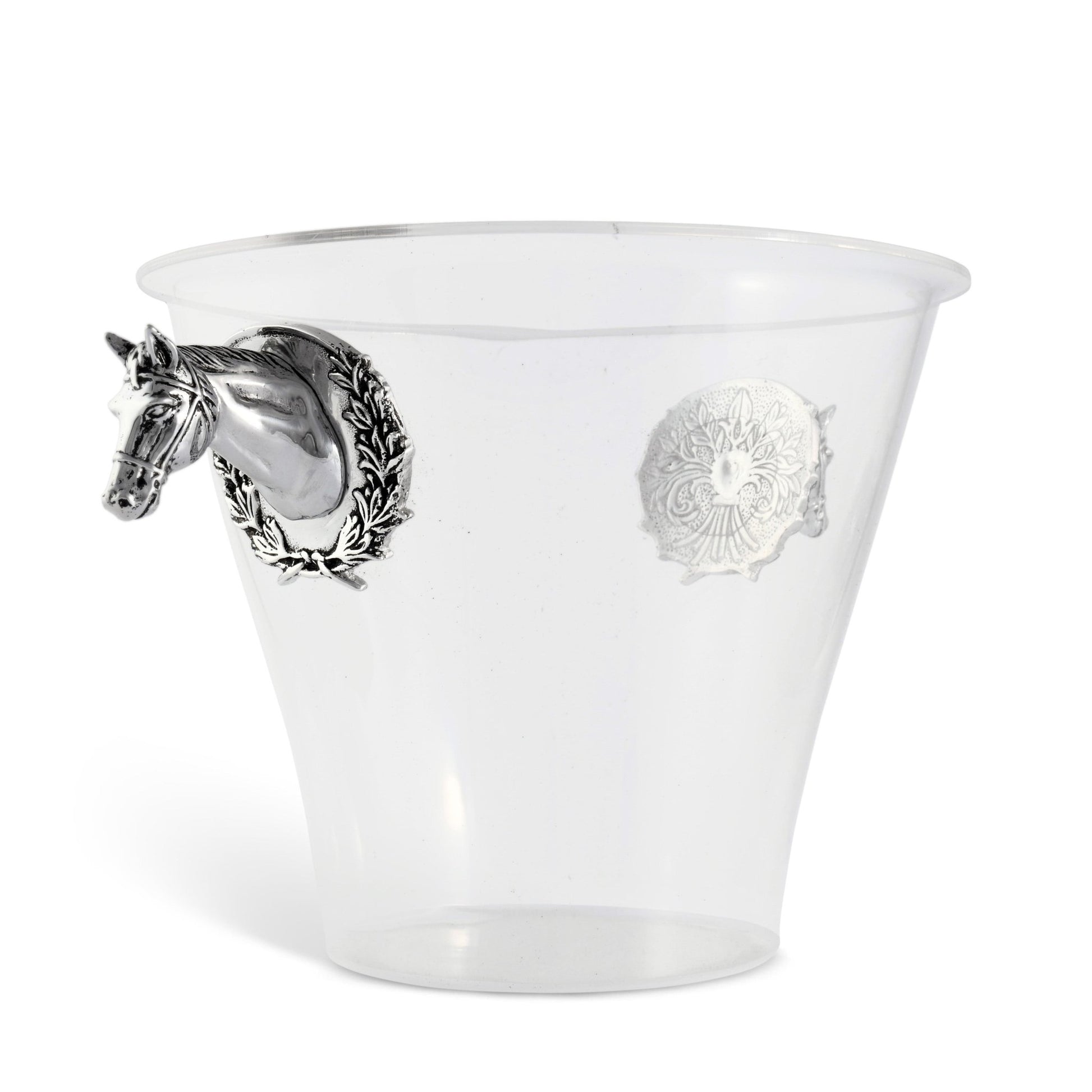 Horse Head Handle Acrylic Ice Bucket - themonogram manor 