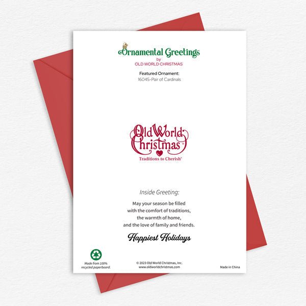 Cardinal Christmas Card - themonogram manor 