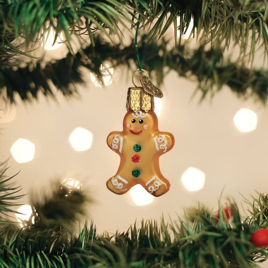 Mini Gingerbread Man Ornament - themonogram manor 