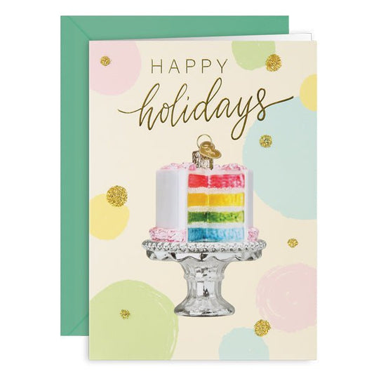 Cake Christmas Card - themonogram manor 