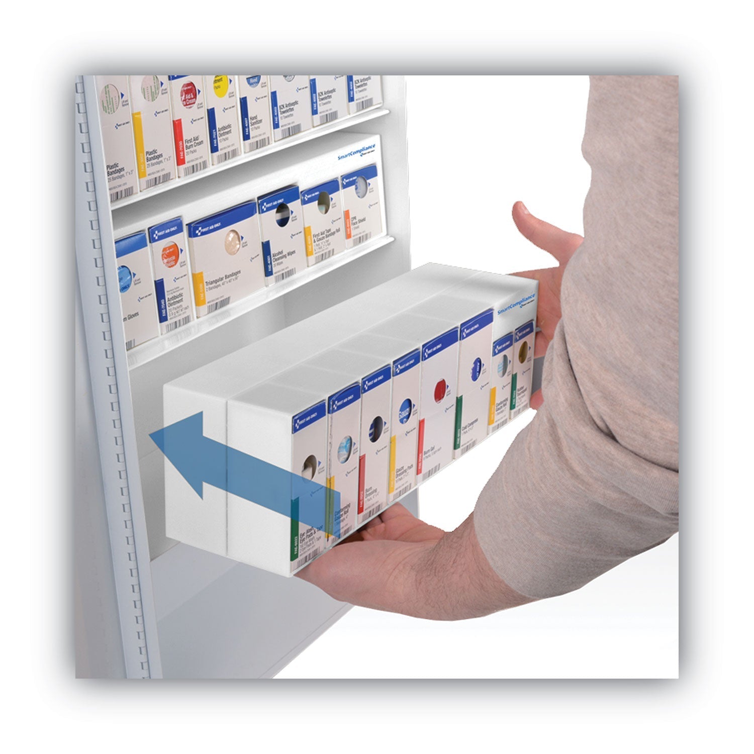 First Aid Only SmartCompliance RetroFit Grids, 215 Pieces, Plastic Case - themonogram manor 
