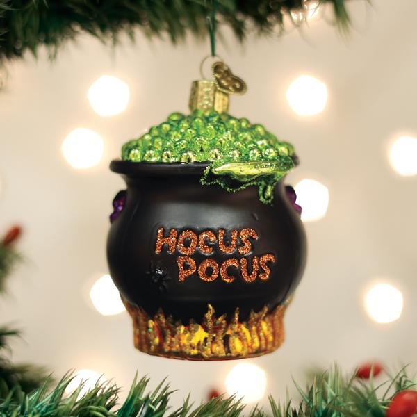 Halloween Cauldron Ornament - themonogram manor 