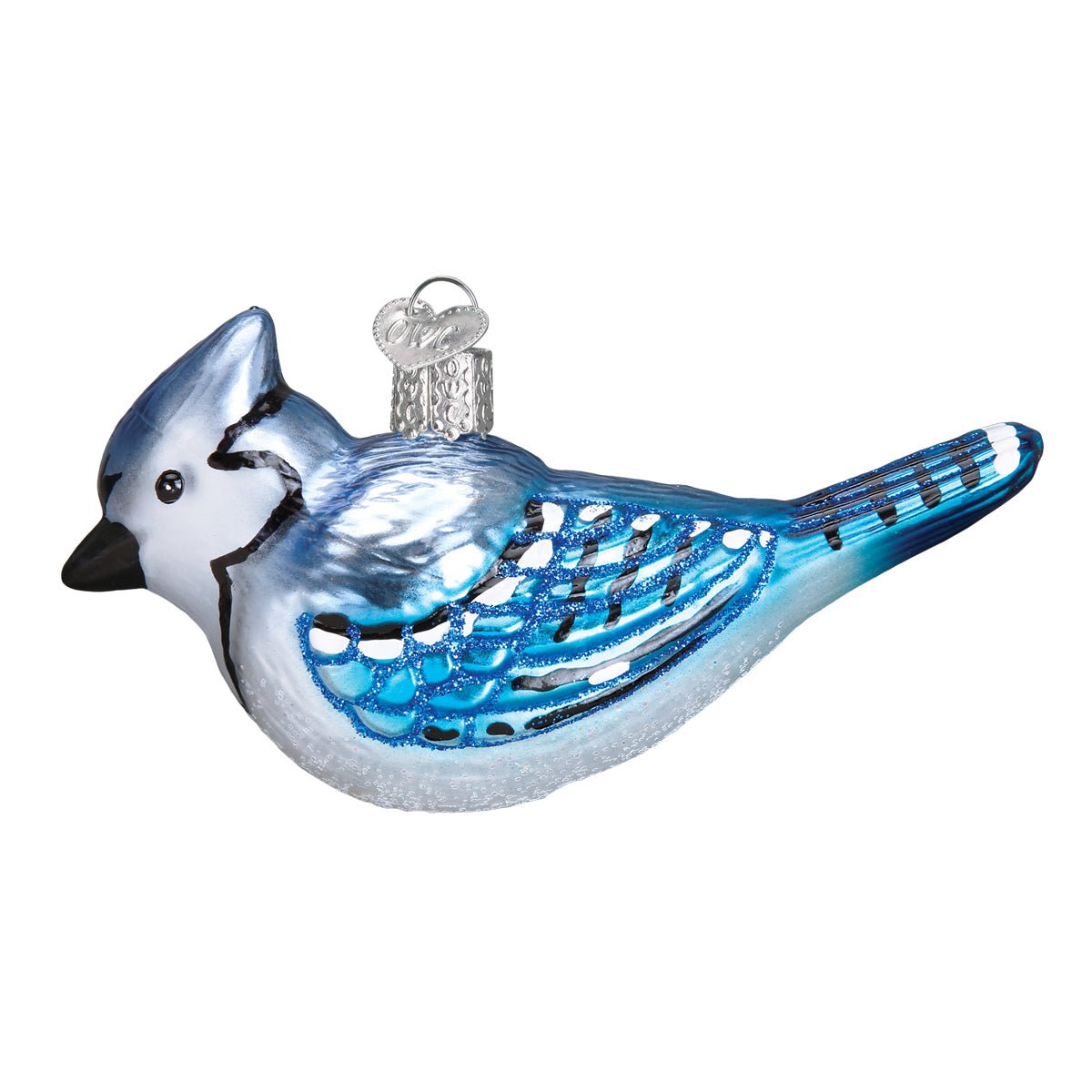 Bright Blue Jay Ornament - themonogram manor 