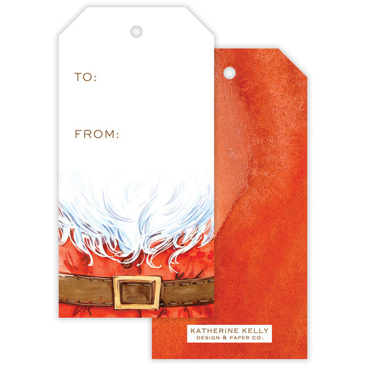 santa claus fill - in gift tag - themonogram manor 