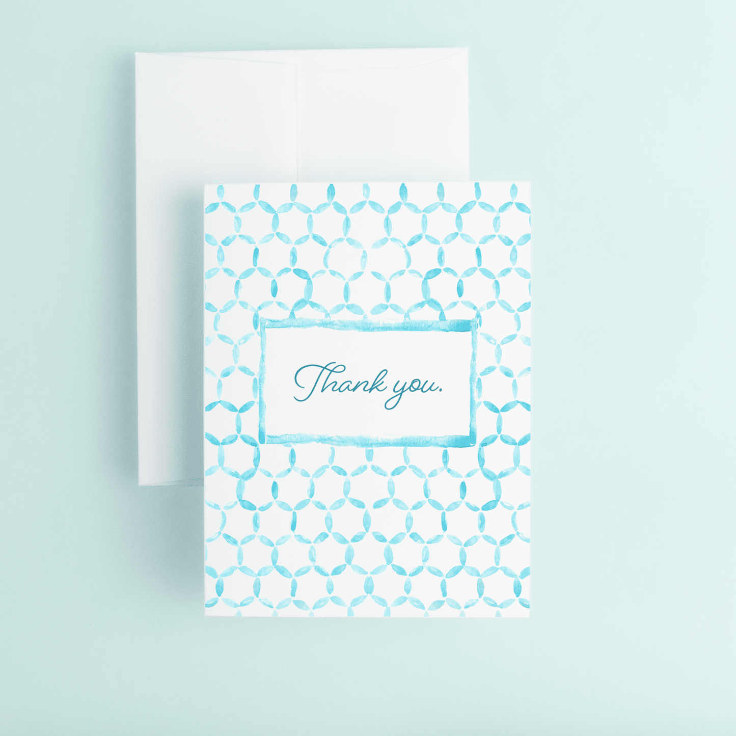 Blue Tiles Thank You - themonogram manor 