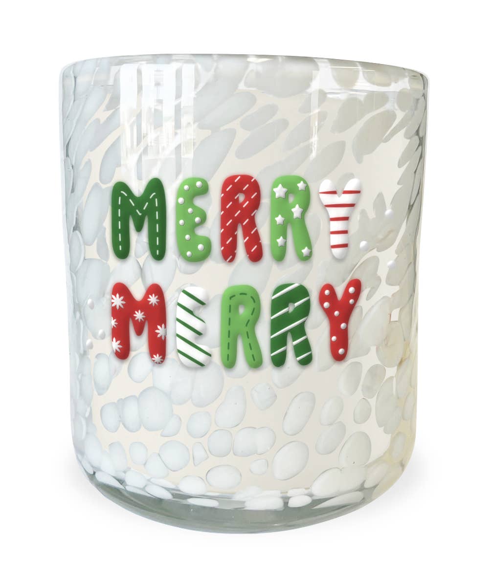 Merry Merry 12oz Icon Candle - themonogram manor 