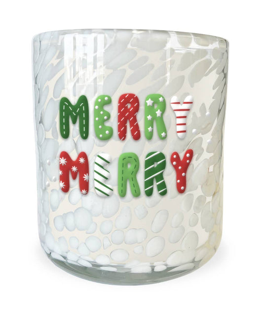 Merry Merry 12oz Icon Candle - themonogram manor 