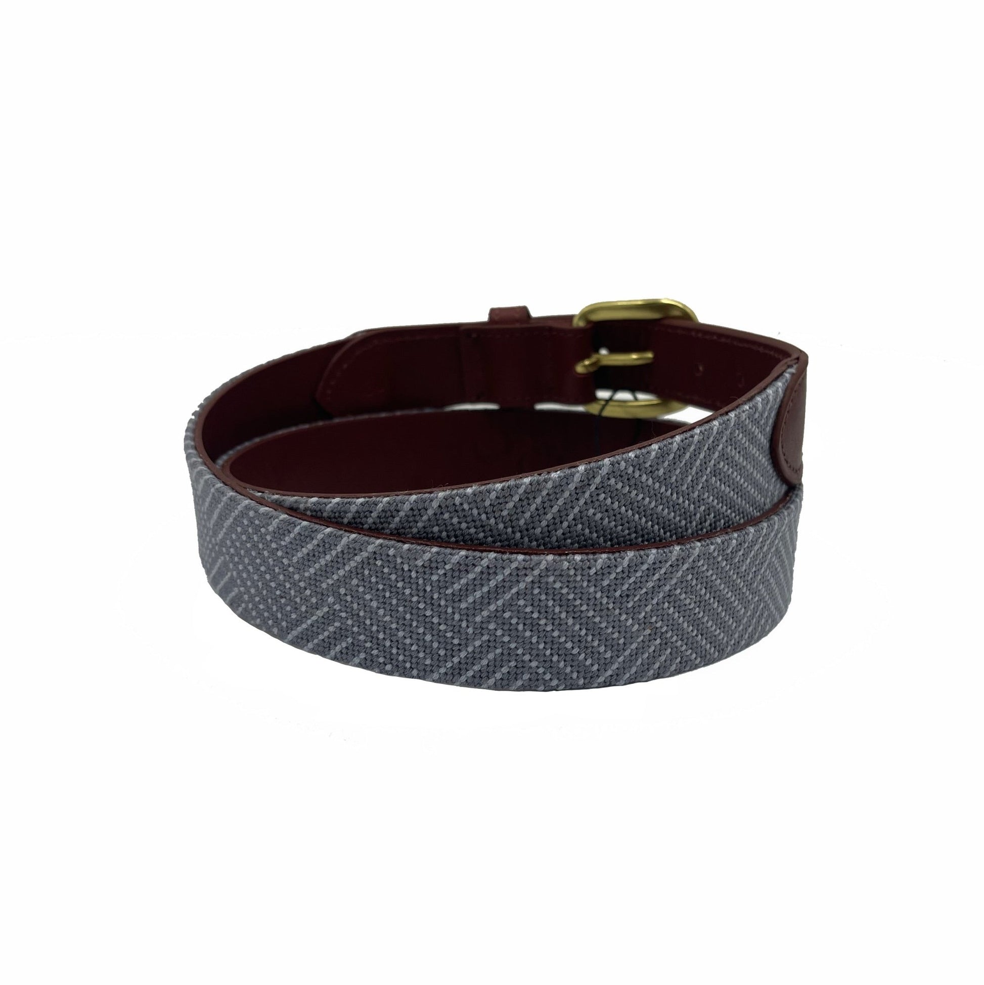 Needlepoint Texture Basketweave Steel Grey and Navy Blue - themonogram manor 