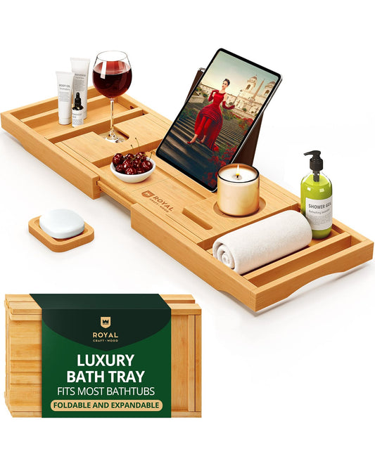 Bathtub Caddy Tray, Natural - themonogram manor 