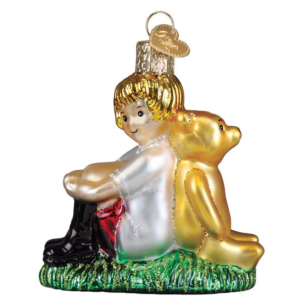 Winnie And Christopher Robin Ornament - themonogram manor 