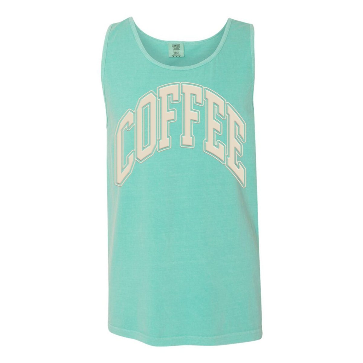 'Coffee' PUFF Tank Top - themonogram manor 