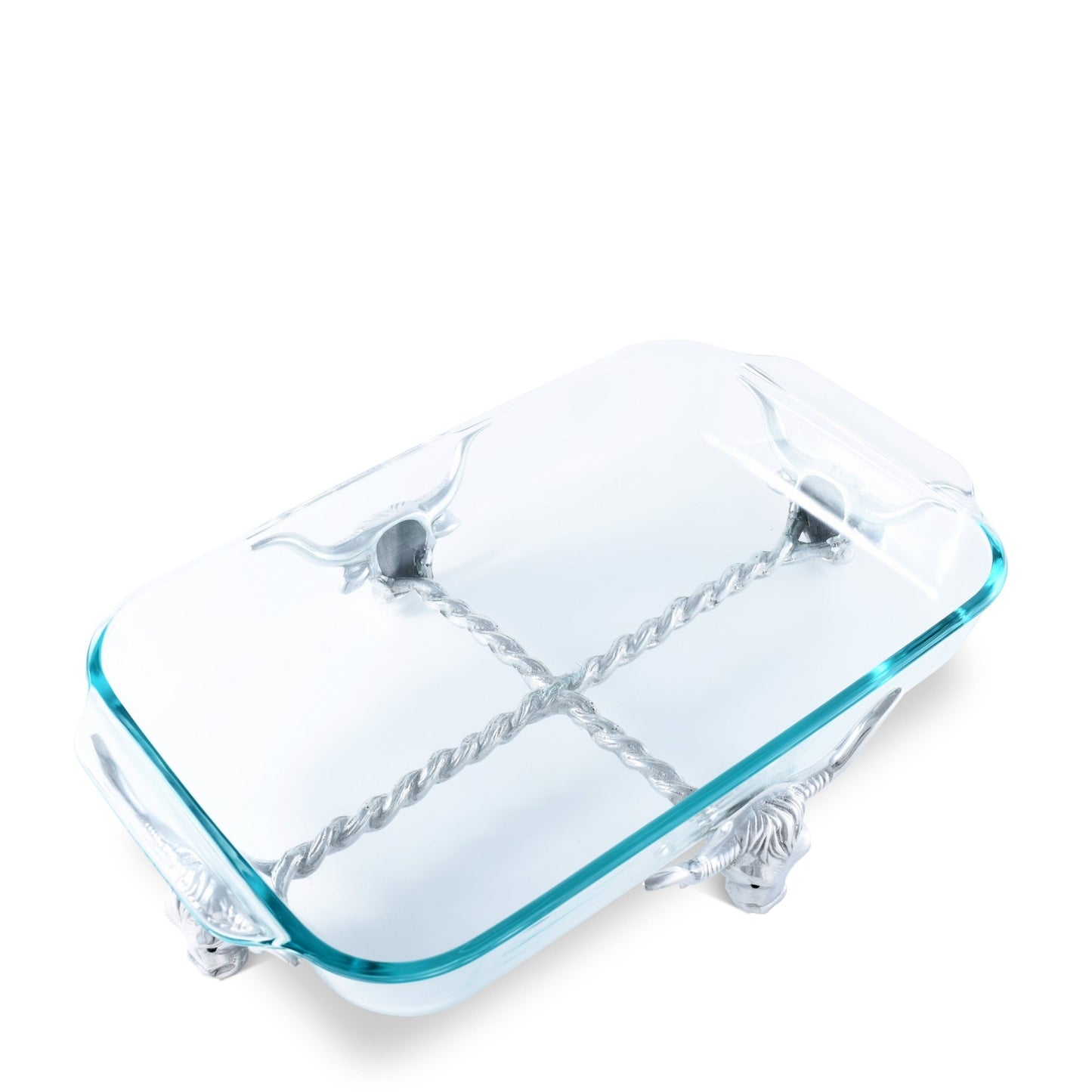 Long Horn Steer Pyrex Holder 3qt - themonogram manor 