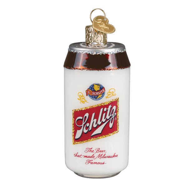 Schlitz Beer Can Ornament - themonogram manor 
