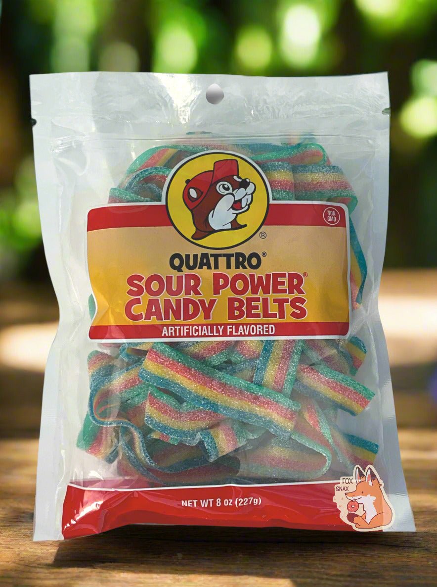 Buc - ee's Quattro Sour Power Candy Belts - themonogram manor 