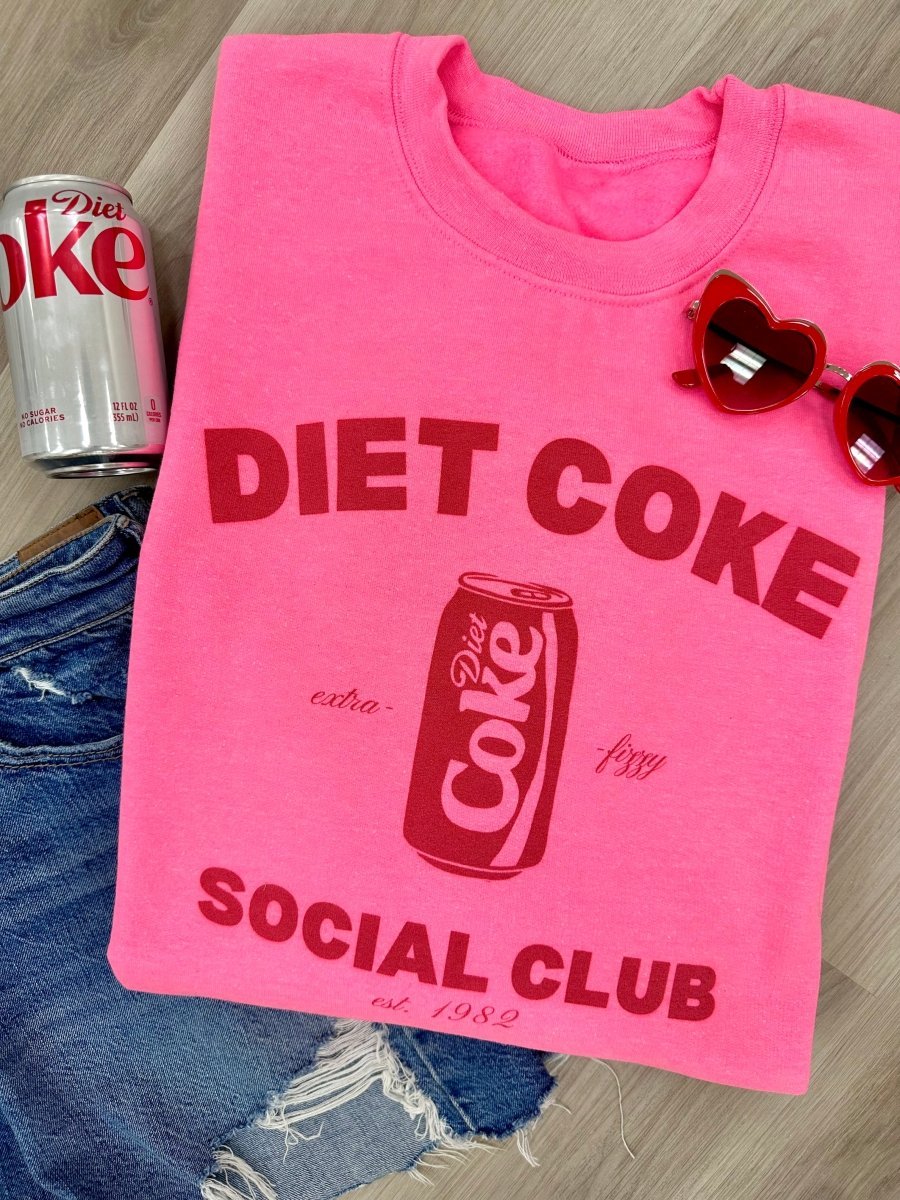 'Diet Coke Social Club' Crewneck Sweatshirt - themonogram manor 