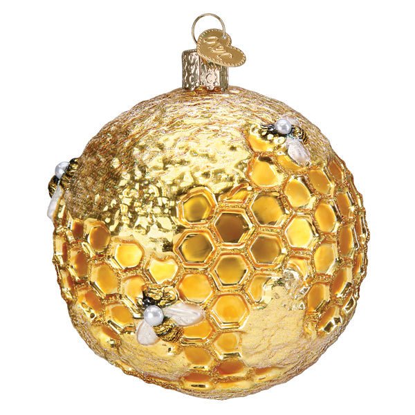 Bee Blessed Round Ornament - #themonogram manor #