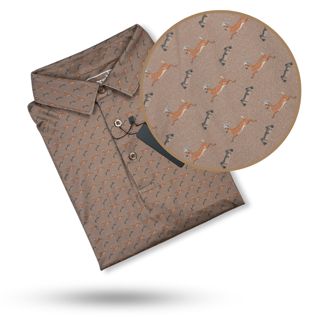 "Jumpin' Buck" Golf Polo - themonogram manor 