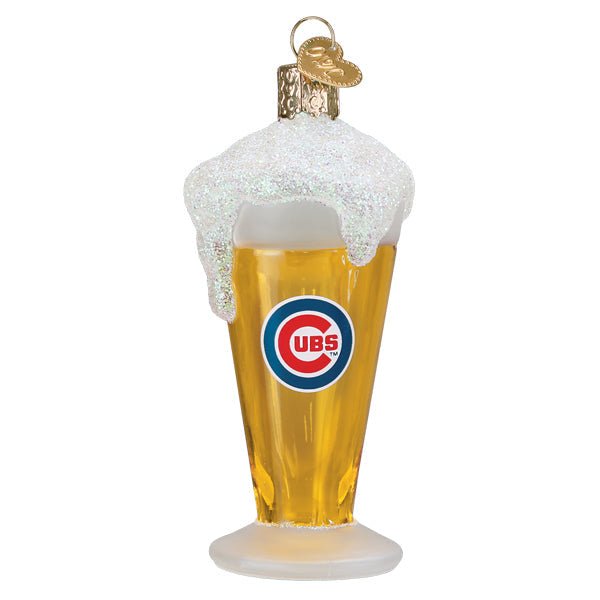 Cubs Glass Of Beer Ornament - themonogram manor 