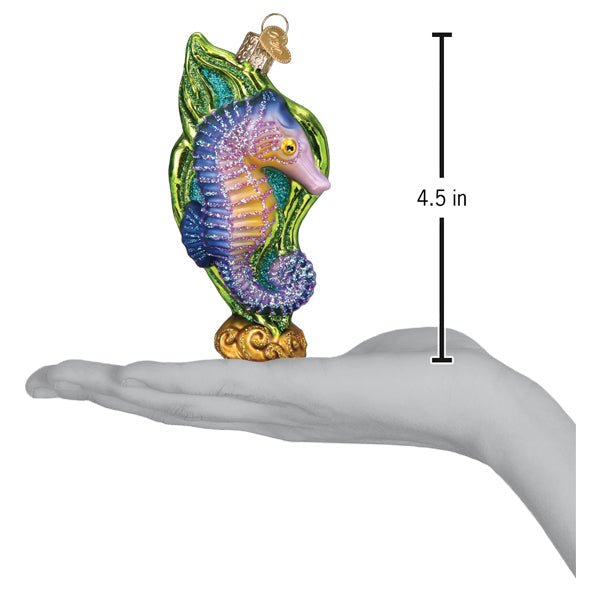 Bright Seahorse Ornament - #themonogram manor #