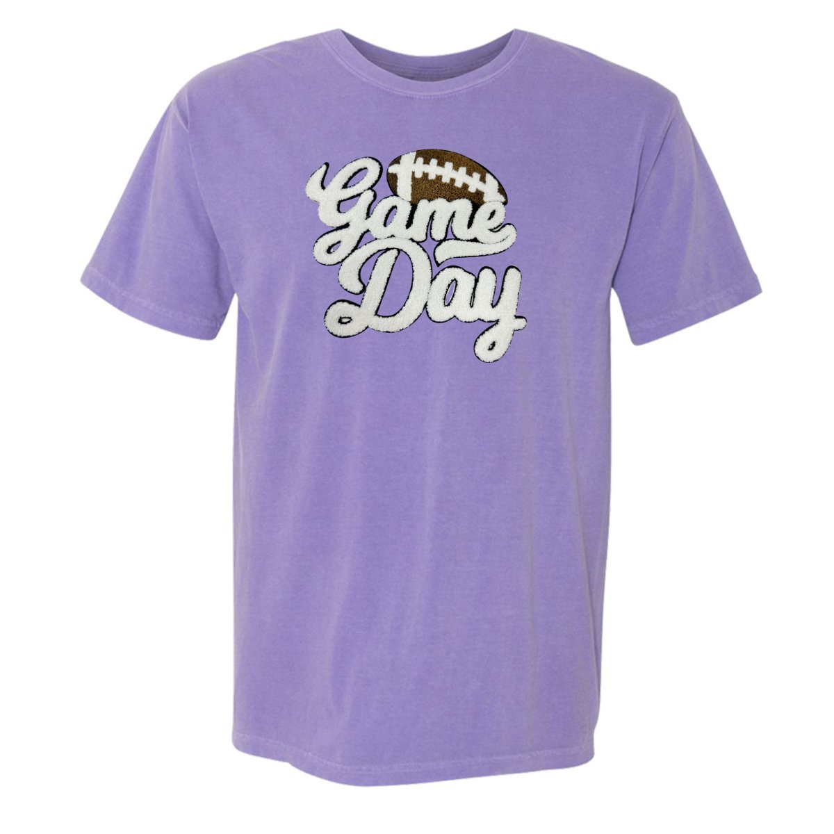 Football 'Game Day' Letter Patch T-Shirt - themonogram manor 