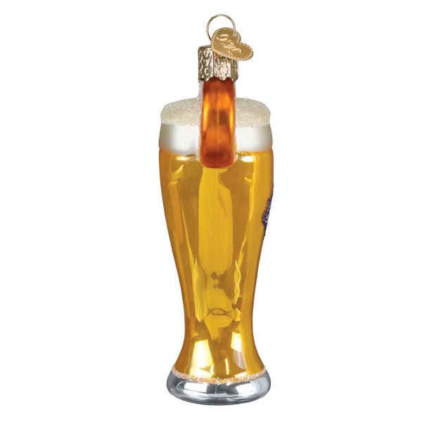 Glass Of Blue Moon Beer Ornament - themonogram manor 