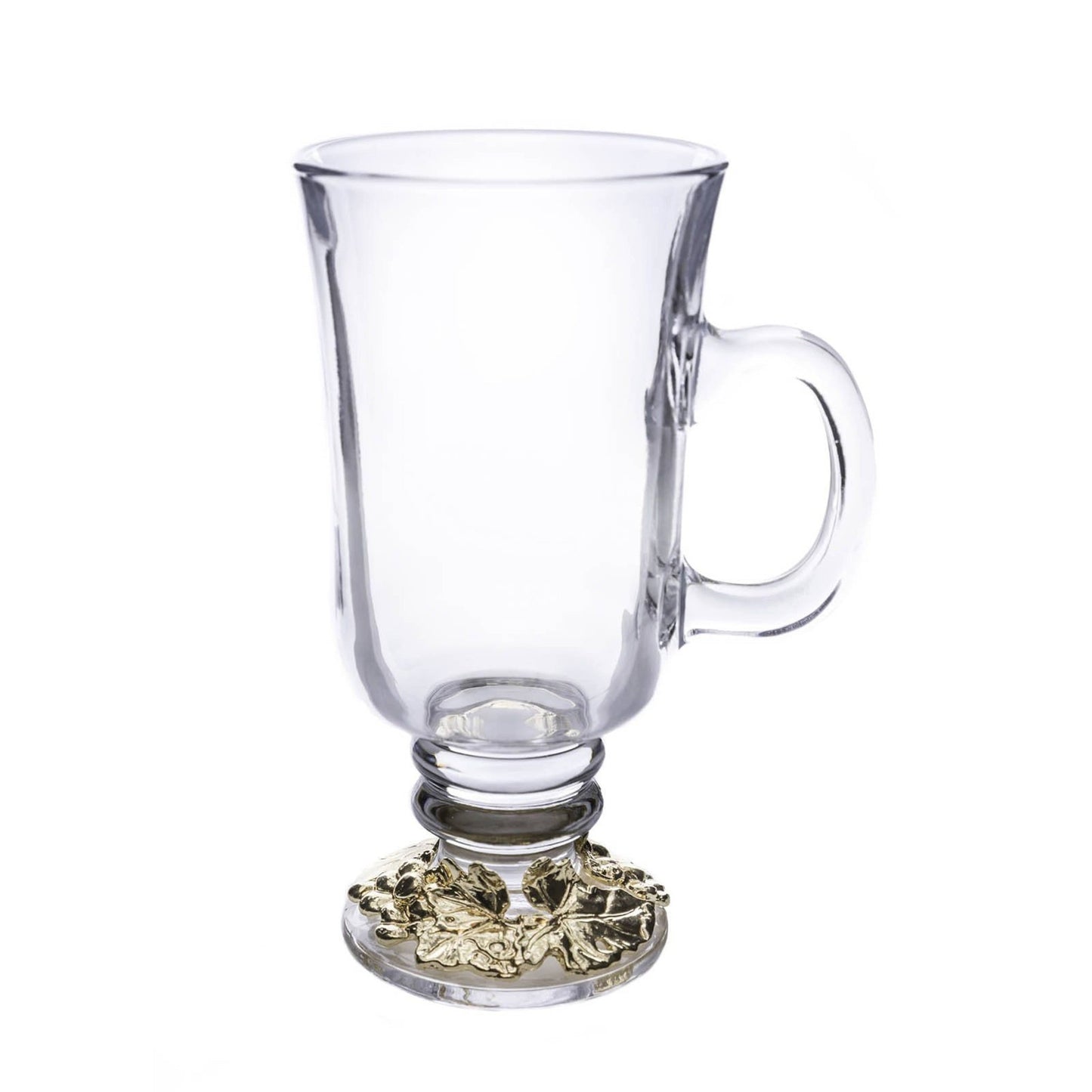 Grape 24k Gold Plated Glass Mugs - themonogram manor 