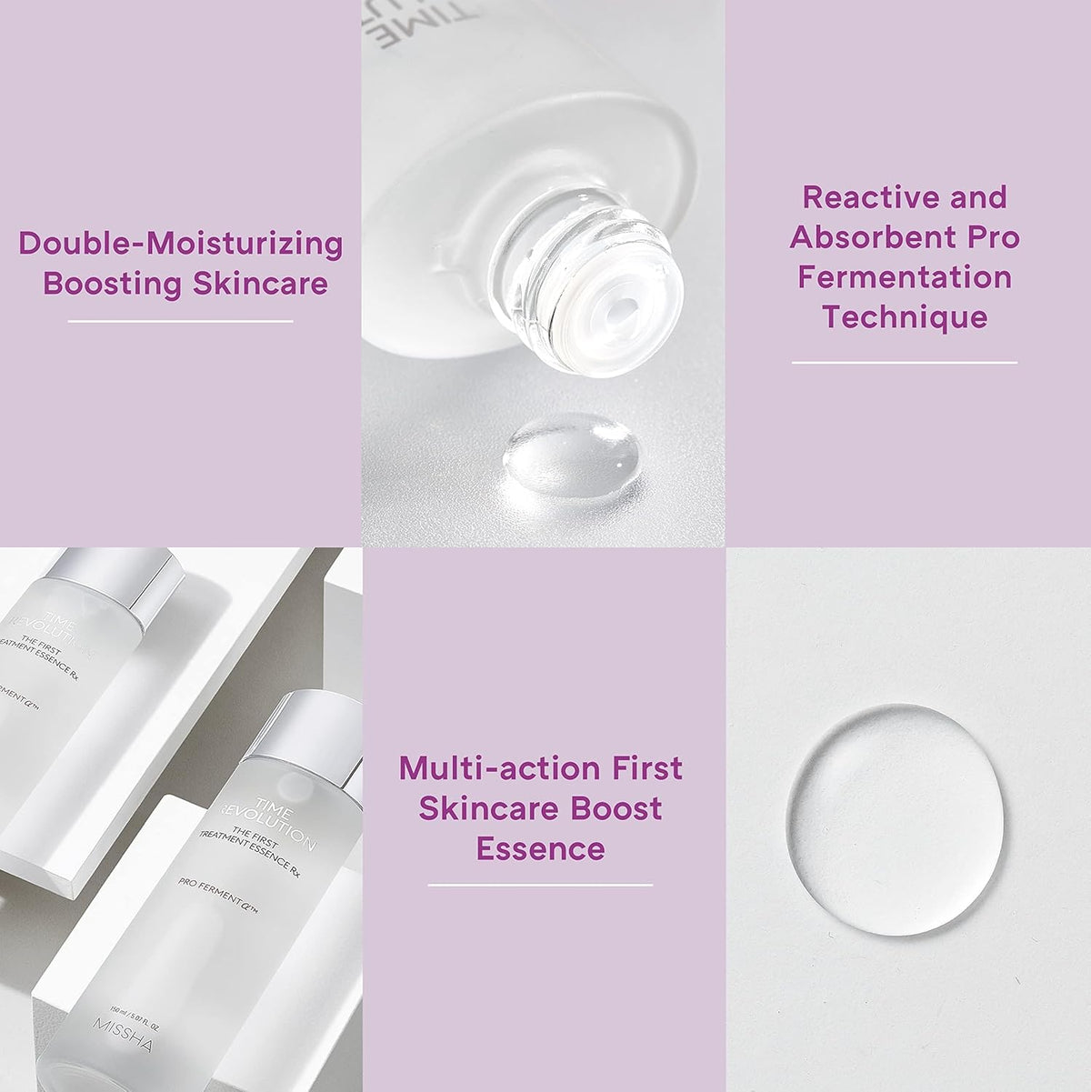 Time Revolution the First Essence RX (4Th Gen) 5.07 Fl Oz/150Ml, Korean Face Essence, Hydrating Facial Toner, Skin Smoothing & Ph Balancing Toner for All Skin Types - themonogram manor 